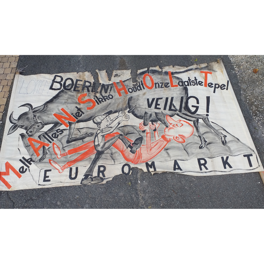 CAG - Spandoek van de boerenbetoging in 1971