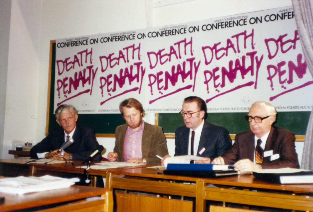 Amnesty verklaring doodstraf 1977
